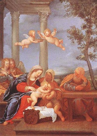 Francesco Albani Holy Family Norge oil painting art